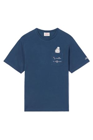 T-Shirt Austin Uomo In Cotone Con Tasca Frontale MC2 SAINT BARTH | T-shirt | AUS000104349L